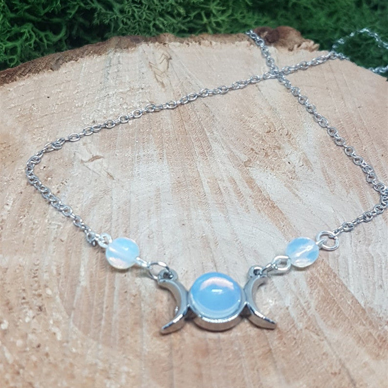 Creative Gemstone Necklace