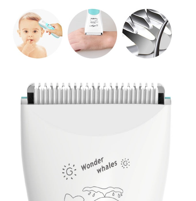 Electric Baby Hair Trimmer - Waterproof  USB Chargeable