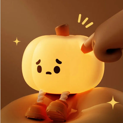 Cute Pumpkin Night Light Lamp