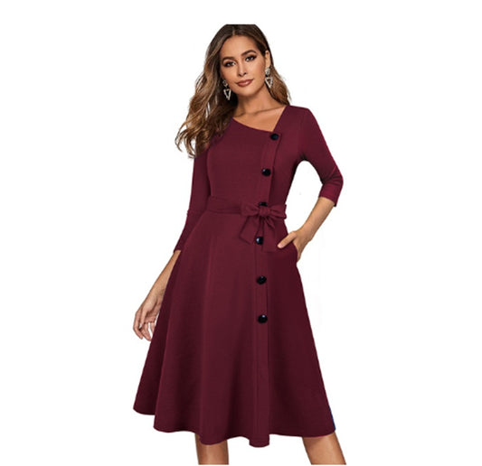 Elegant Half sleeved dress