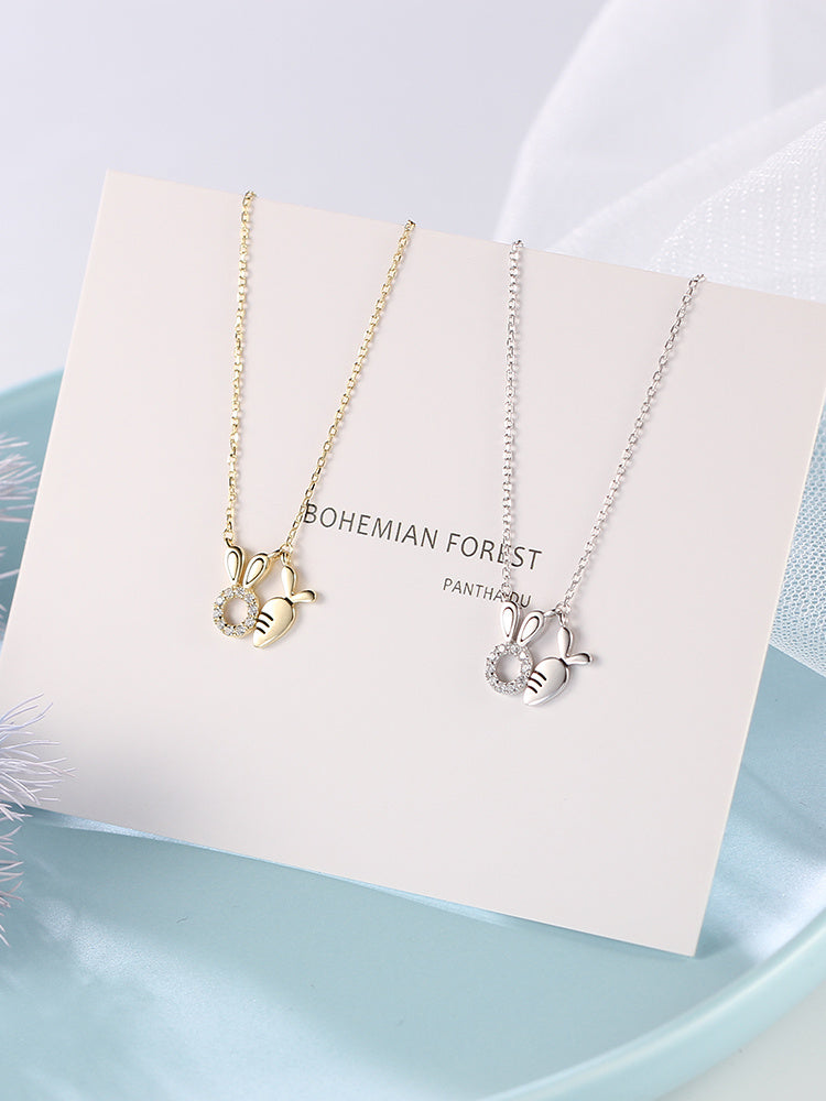 18K Gold Plated Rabbit Necklace