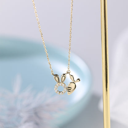 18K Gold Plated Rabbit Necklace