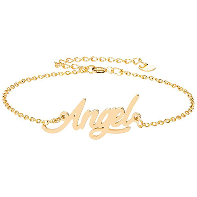 Angel Gold Plated Necklace Bracelet