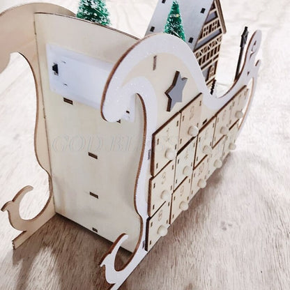 Christmas sleigh calendar