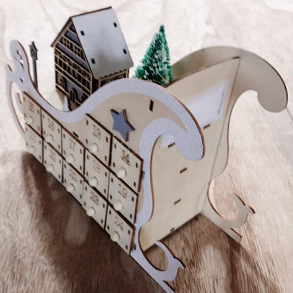 Christmas sleigh calendar