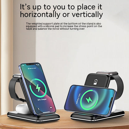 3-in-1 Wireless Removable Foldable Charger