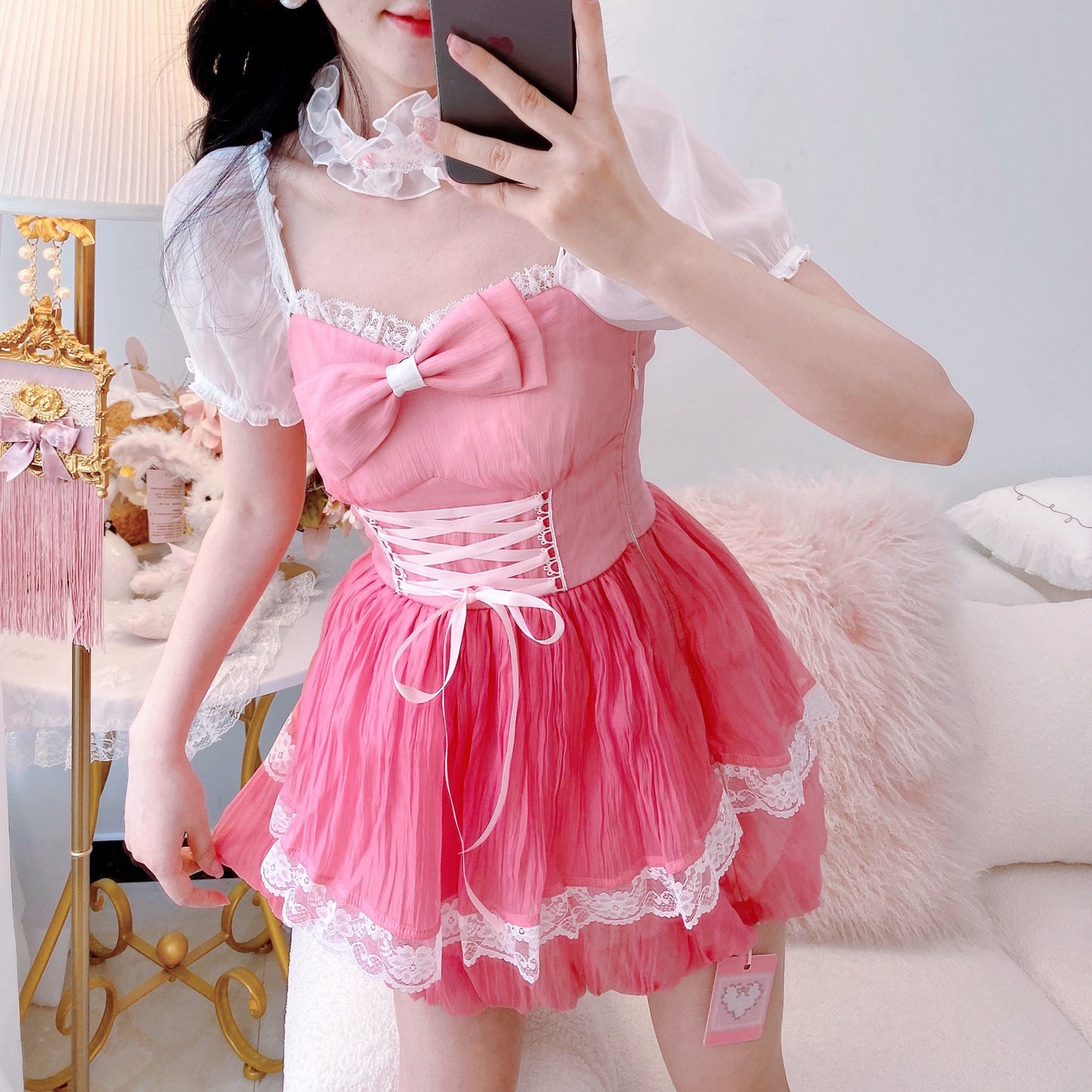 New Cute Sweet Beauty Lace Dress