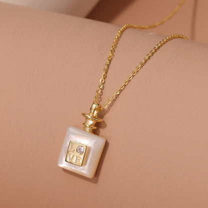 Design Perfume Pendant Necklace