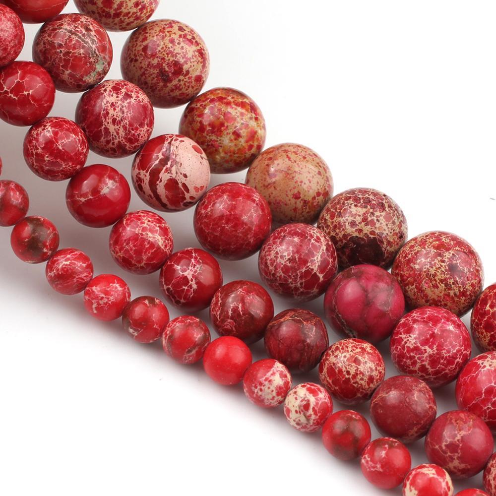 Emperor Bead Bracelet - Red