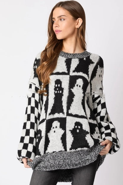 Women's Pullovers Halloween Crew Neck Sweater