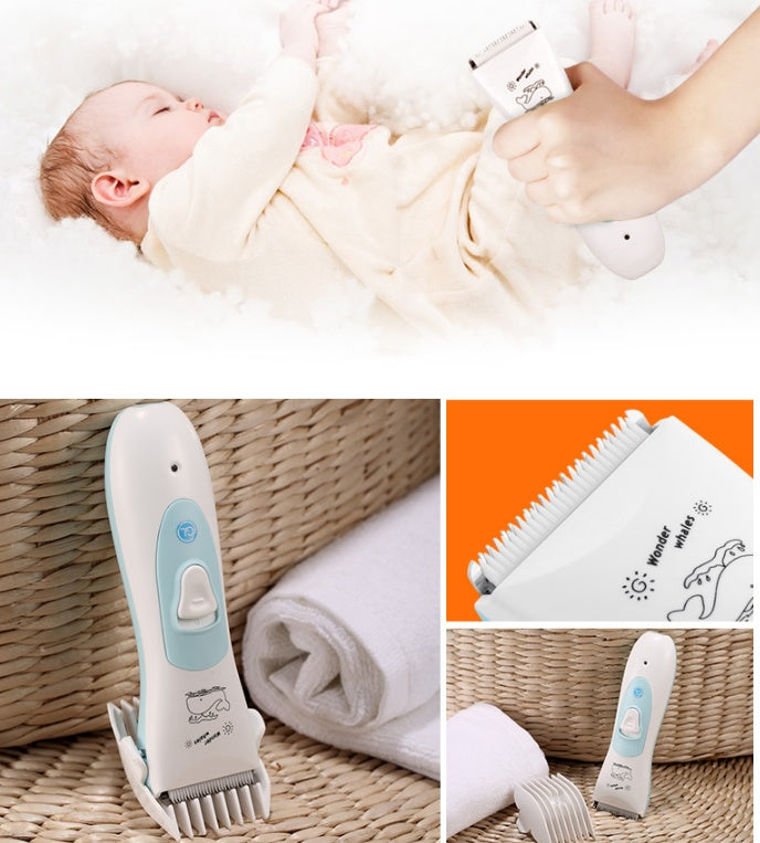 Electric Baby Hair Trimmer - Waterproof  USB Chargeable