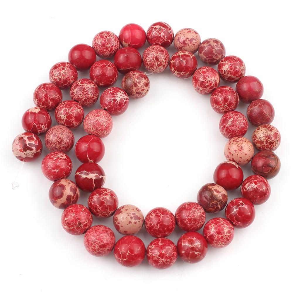 Emperor Bead Bracelet - Red