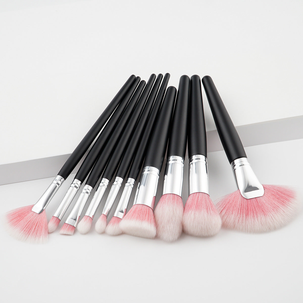 10 pcs intermediate makeup brush set