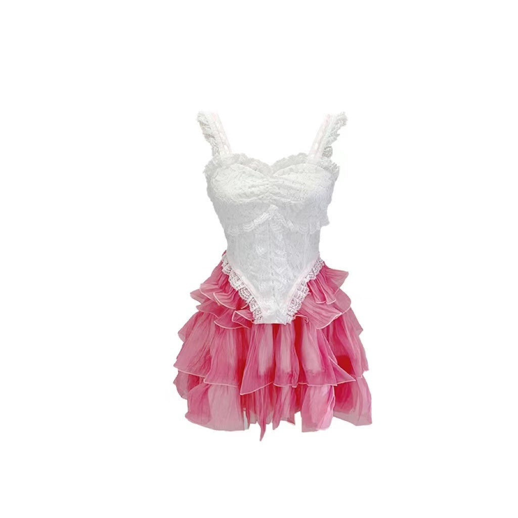 New Cute Sweet Beauty Lace Dress