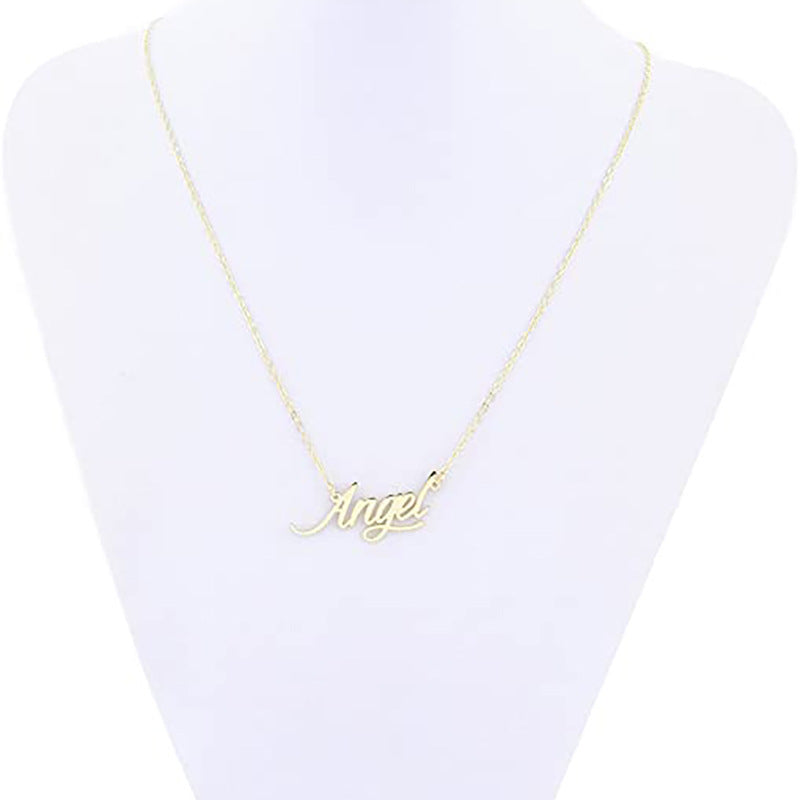 Angel Gold Plated Necklace Bracelet