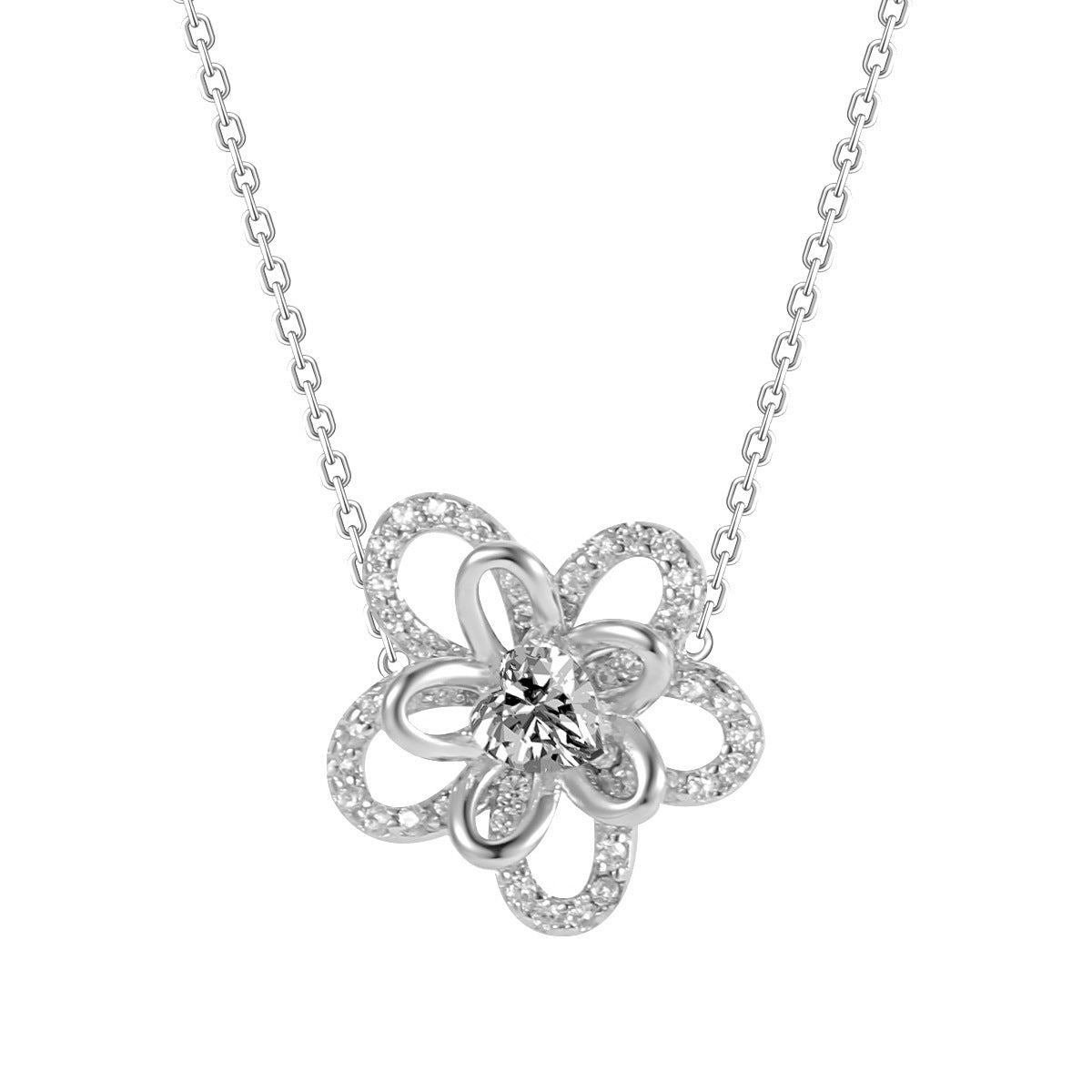 2024 New 925 Sterling Silver SUNFLOWER Necklace