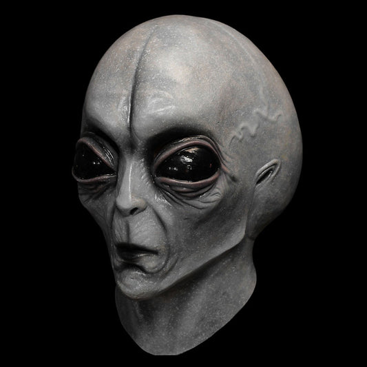 Spooky Halloween Alien Mask Latex Headgear