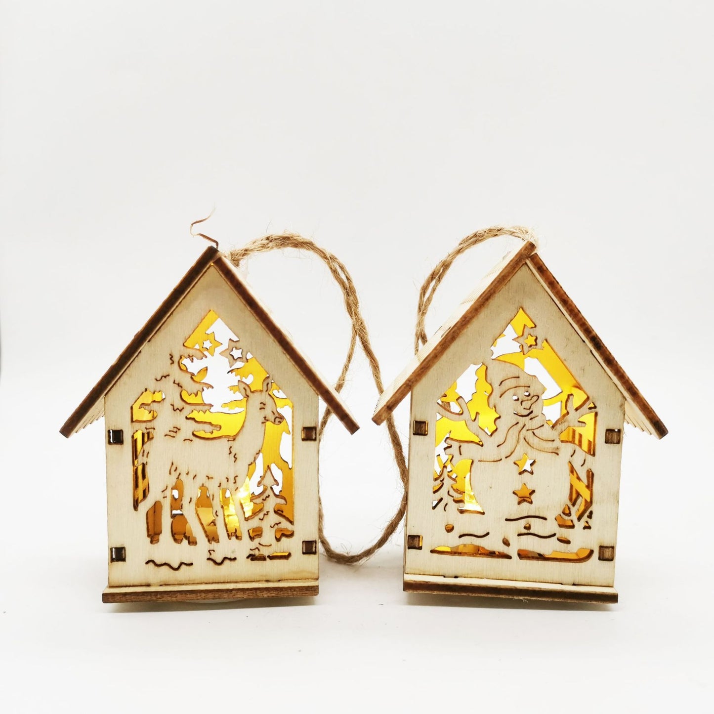 Christmas Decorations Wooden Craftwork  Small House