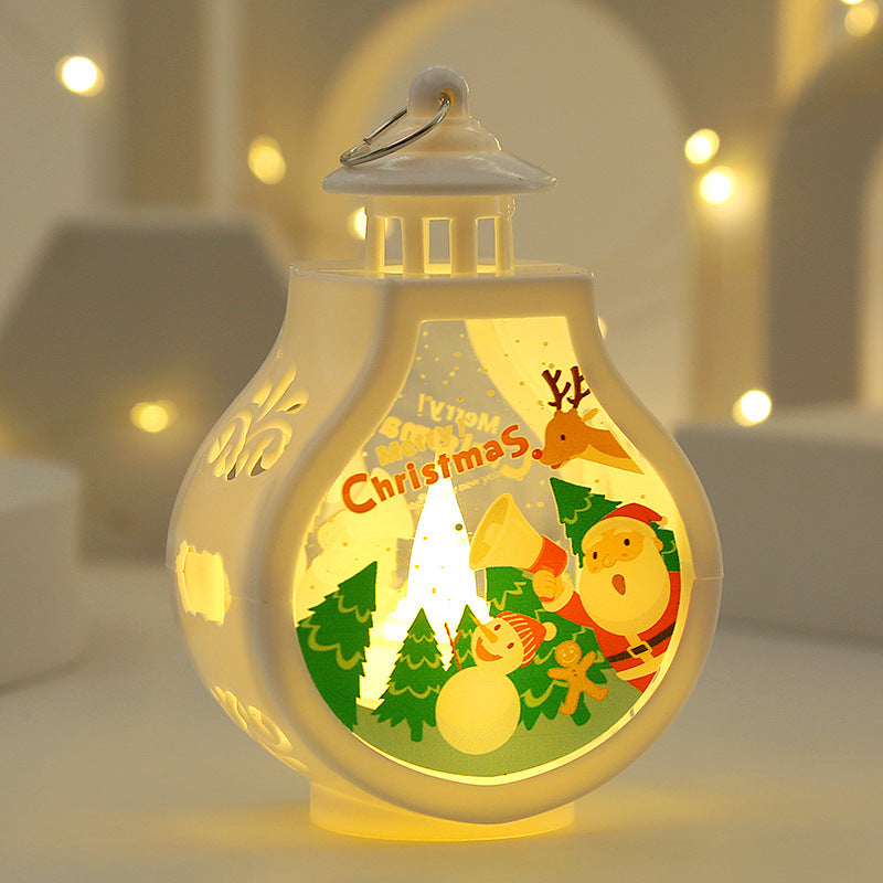 Christmas Candle Lamp Ornaments