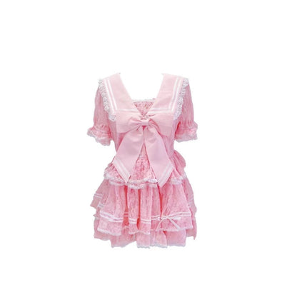 New Cute Sweet Beauty Lace Dress