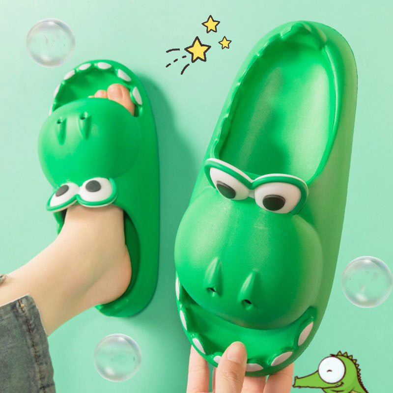 Kids Dinosaur Slippers - Non Slip