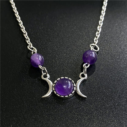 Creative Gemstone Necklace