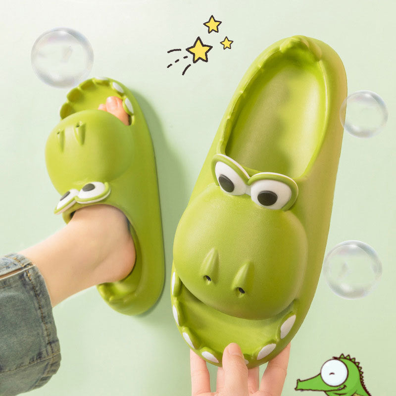 Kids Dinosaur Slippers - Non Slip