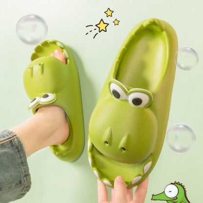 Kids Dinosaur Slippers - Non Slip