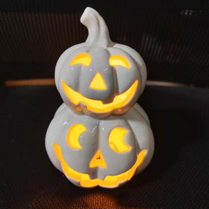 Halloween Pumpkin Lamp Ceramic Decoration