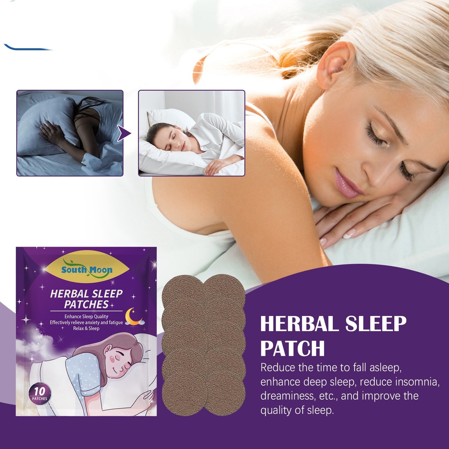 Natural Herbal Sleep Patches