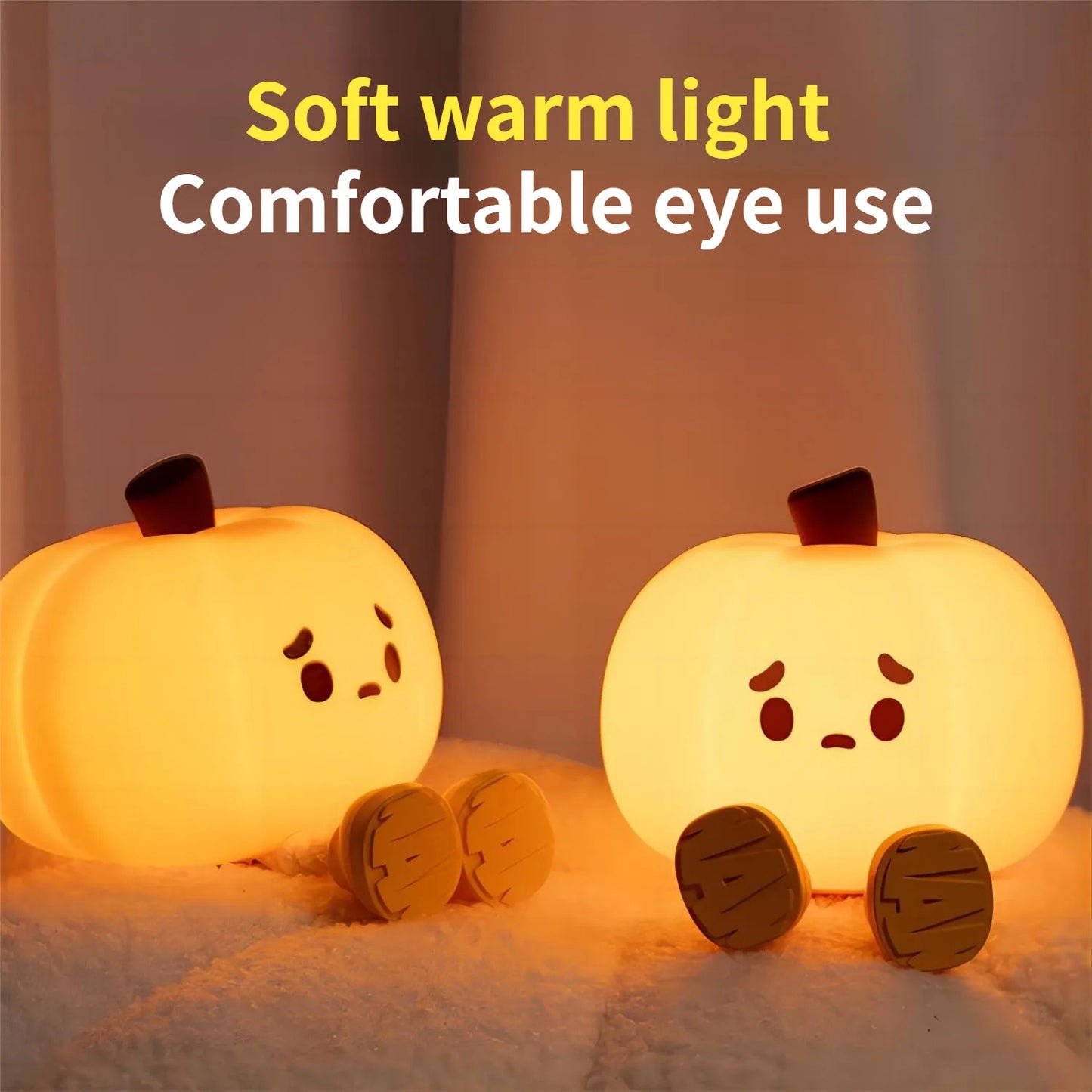 Cute Pumpkin Night Light Lamp