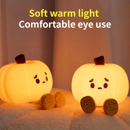 Cute Pumpkin Night Light Lamp