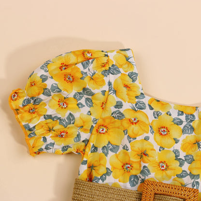 Cute Baby Sunflower Dress