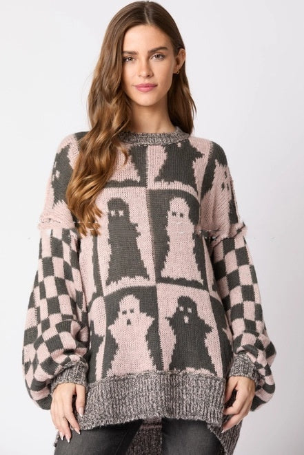 Women's Pullovers Halloween Crew Neck Sweater