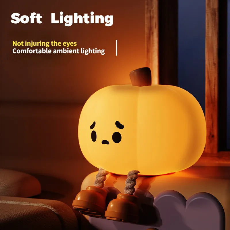 Cute Pumpkin Night Light Lamp