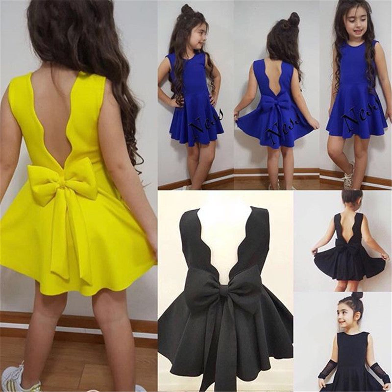 Kids Clothes Sleeveless Dress