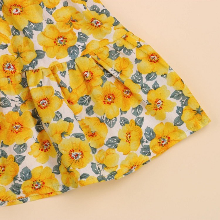 Cute Baby Sunflower Dress