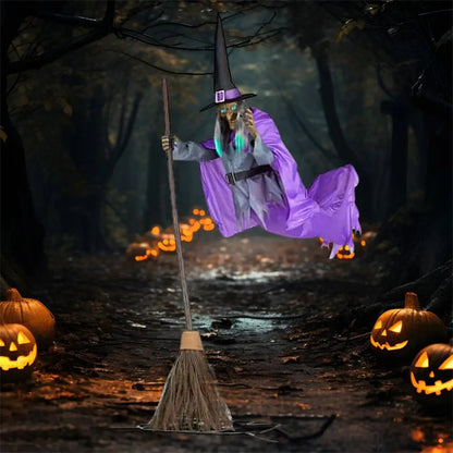 Halloween Flying Witch Decoration